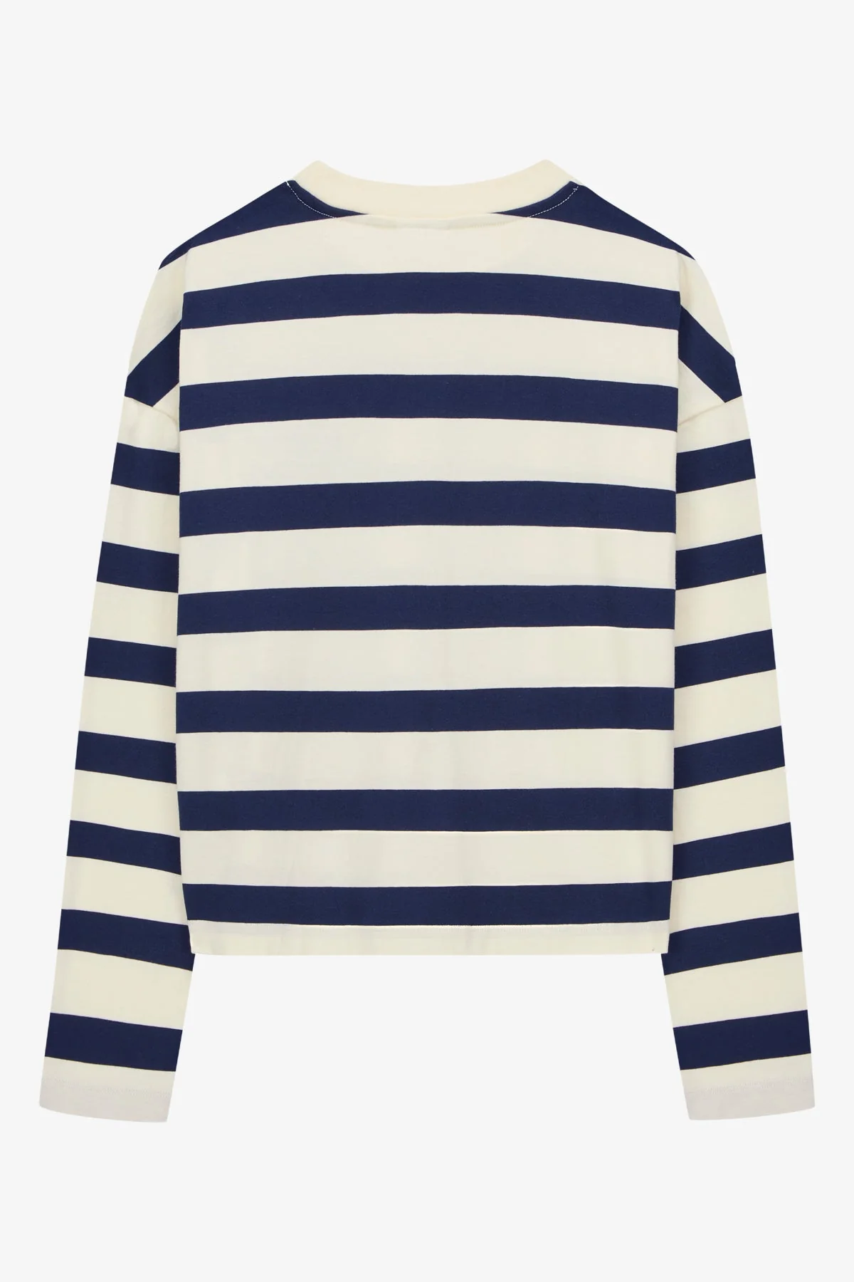 VOGUE Longsleeve Navy Striped Embroidered Logo - Image 7