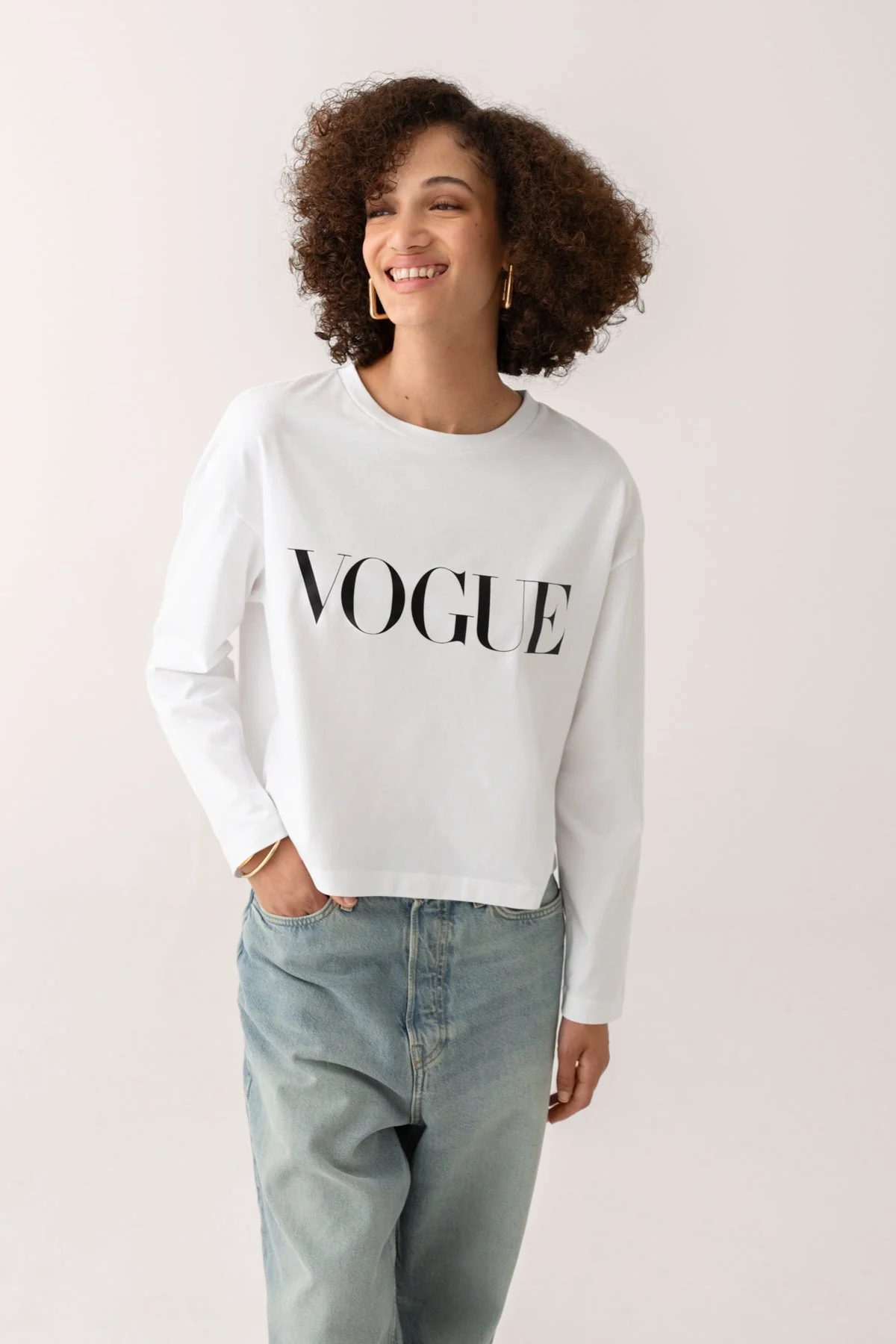 VOGUE Longsleeve White Logo - Image 3