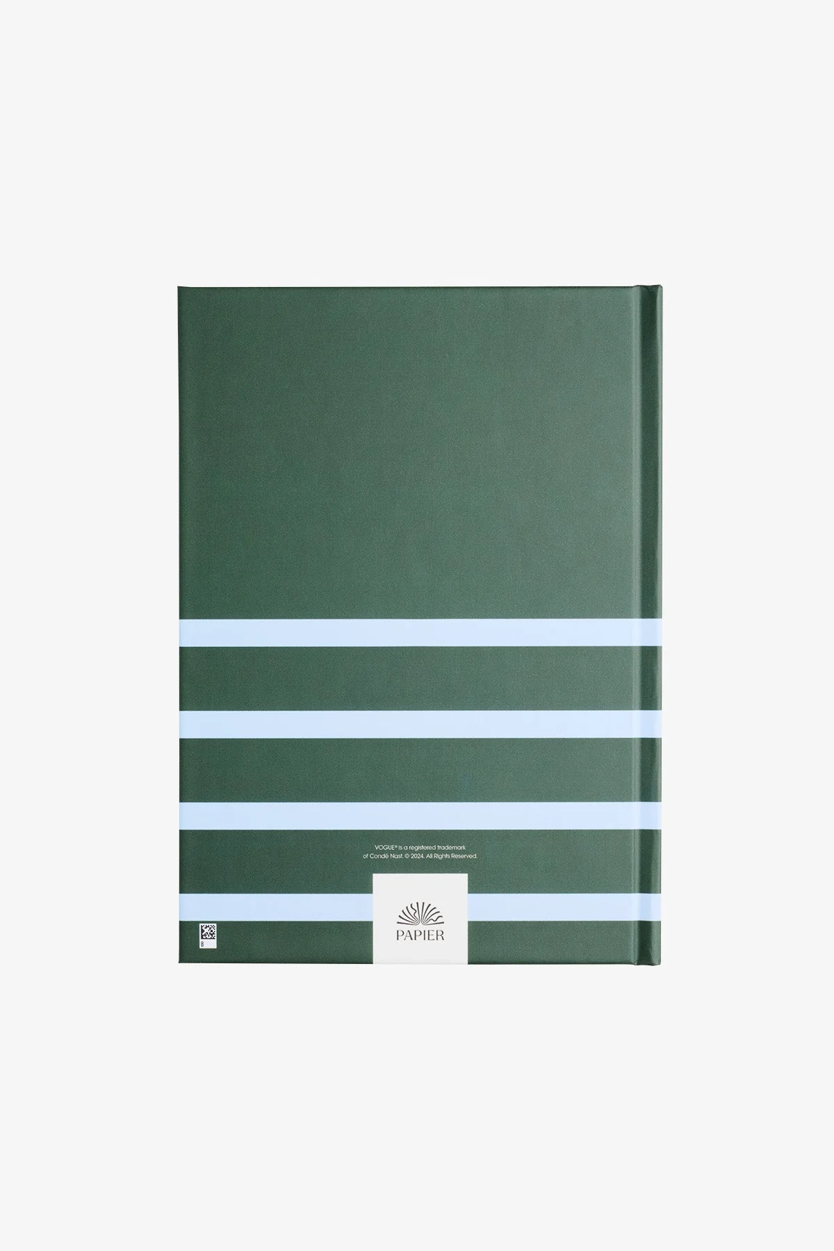VOGUE Notebook Striped Green Light Blue - Image 3