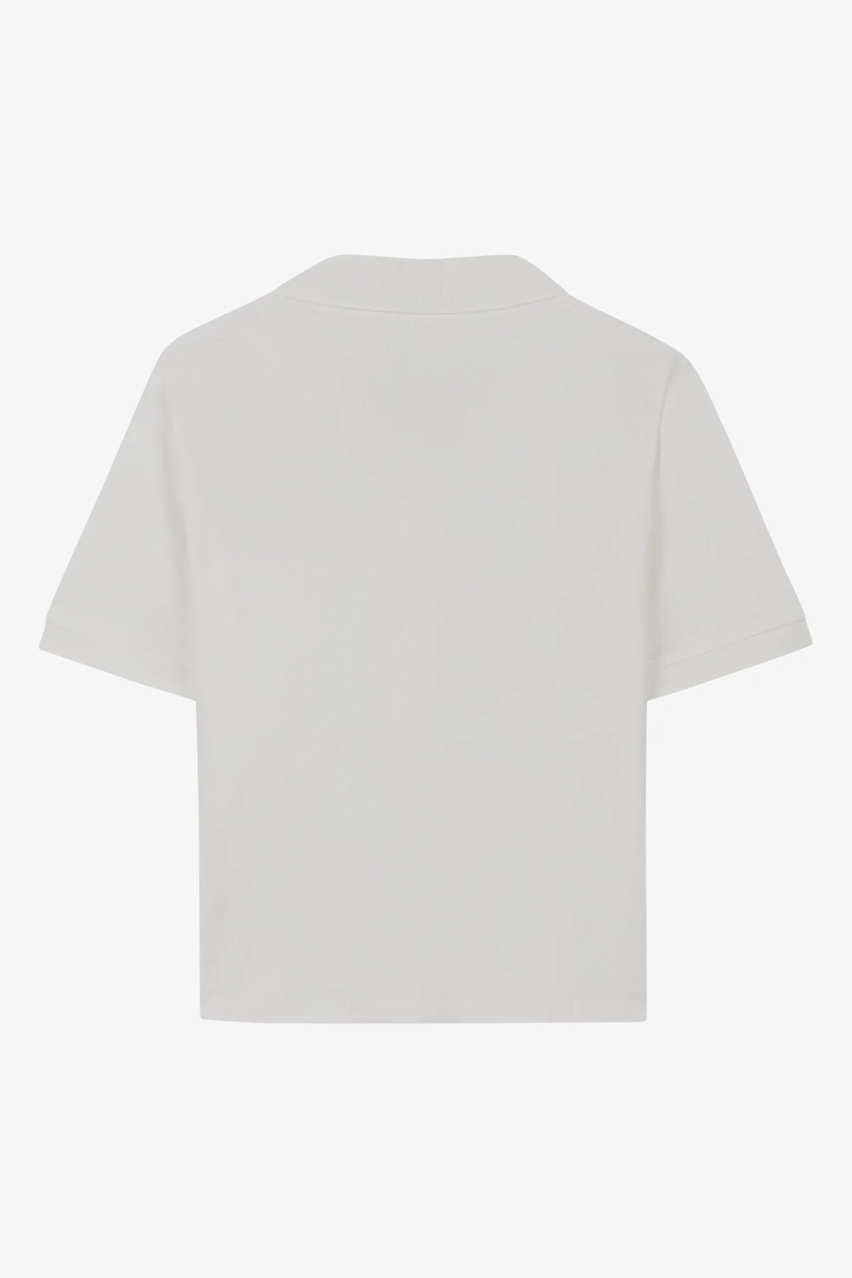 VOGUE Polo Shirt Ivory Embroidered Logo - Image 7