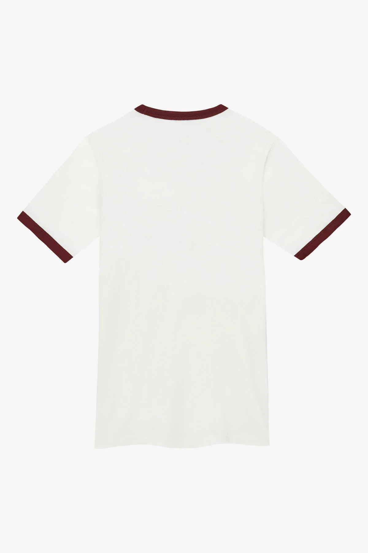 VOGUE T-Shirt White College Bordeaux Logo - Image 6