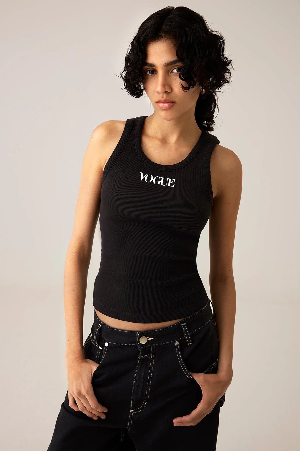 VOGUE Tank Top Black Logo - Image 4