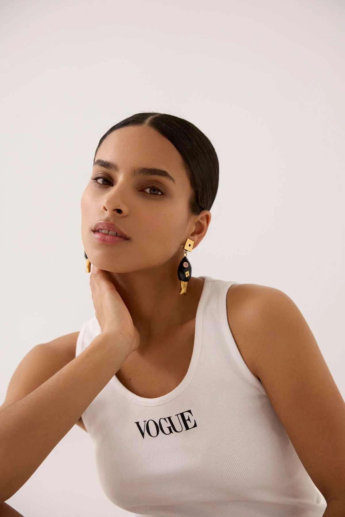 VOGUE Tank Top White Logo - Image 4