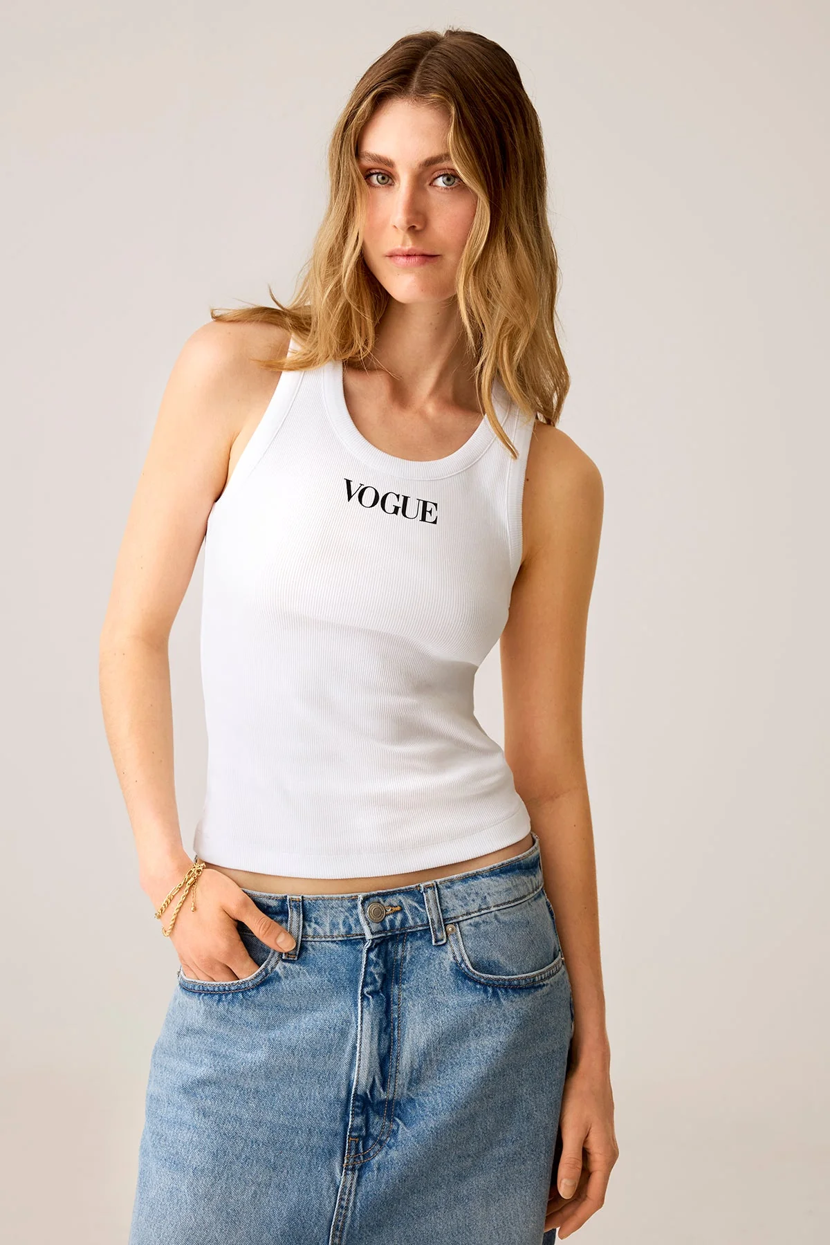 VOGUE Tank Top White Logo - Image 5